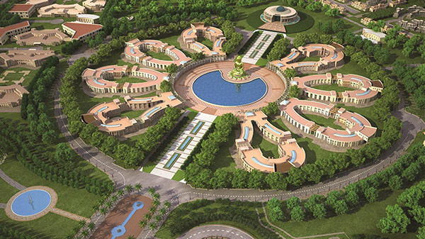 Masterplan of the Gautam Buddha University