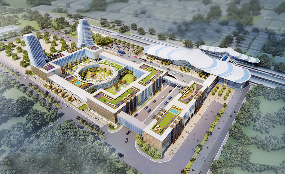 The Gomti Nagar Railway Station, Lucknow CP Kukreja Architects